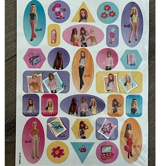 Mattel Barbie My Special Things Sandylion 2005 Stickers‎ Sealed 55+ Stickers - Picture 5 of 9